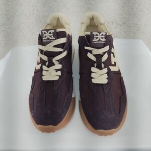 Sam Edelman Men’s 10 Brown Suede Leather Retro Sneakers Gum Sole. Langley 3
